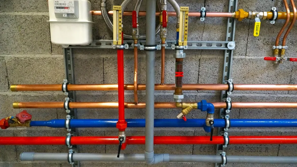 Plumber Inspecting Geyser